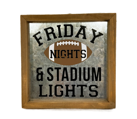 HL Fall Decor - Football Friday Night Lights Sign
