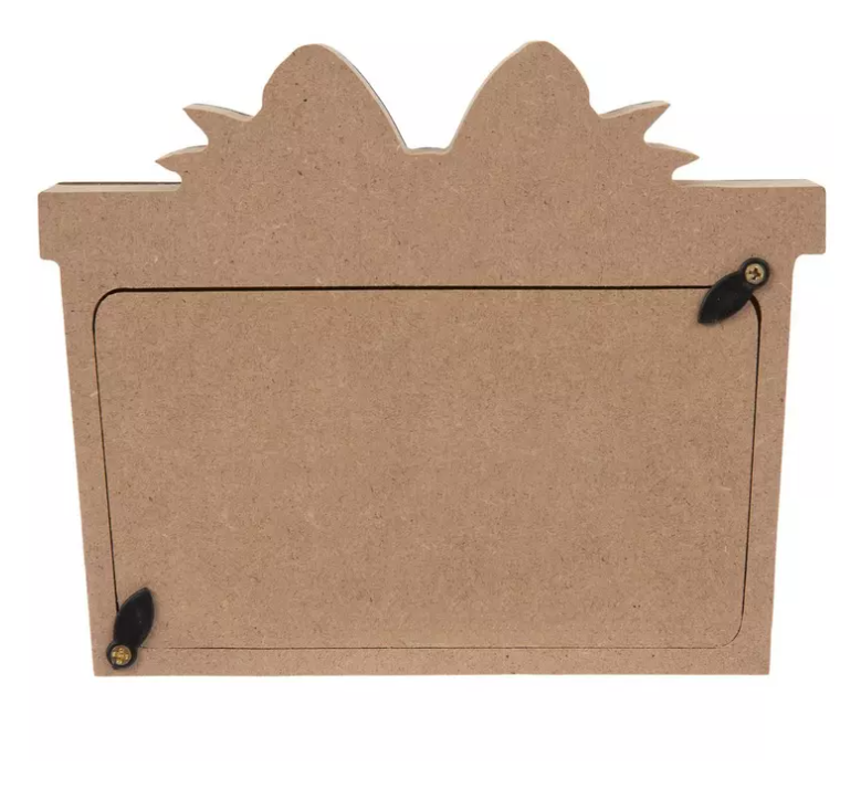 HL Christmas Craft Supply - Fillable Short Wood DIY Gift Box with Window