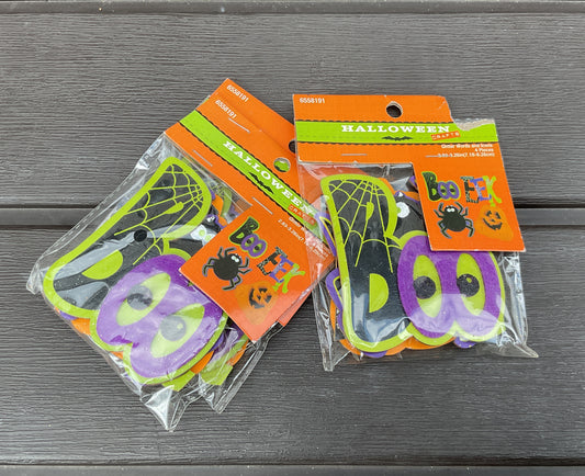 HL Halloween Craft Supply - Boo Eek Spider Pumpkin Icons 3sets