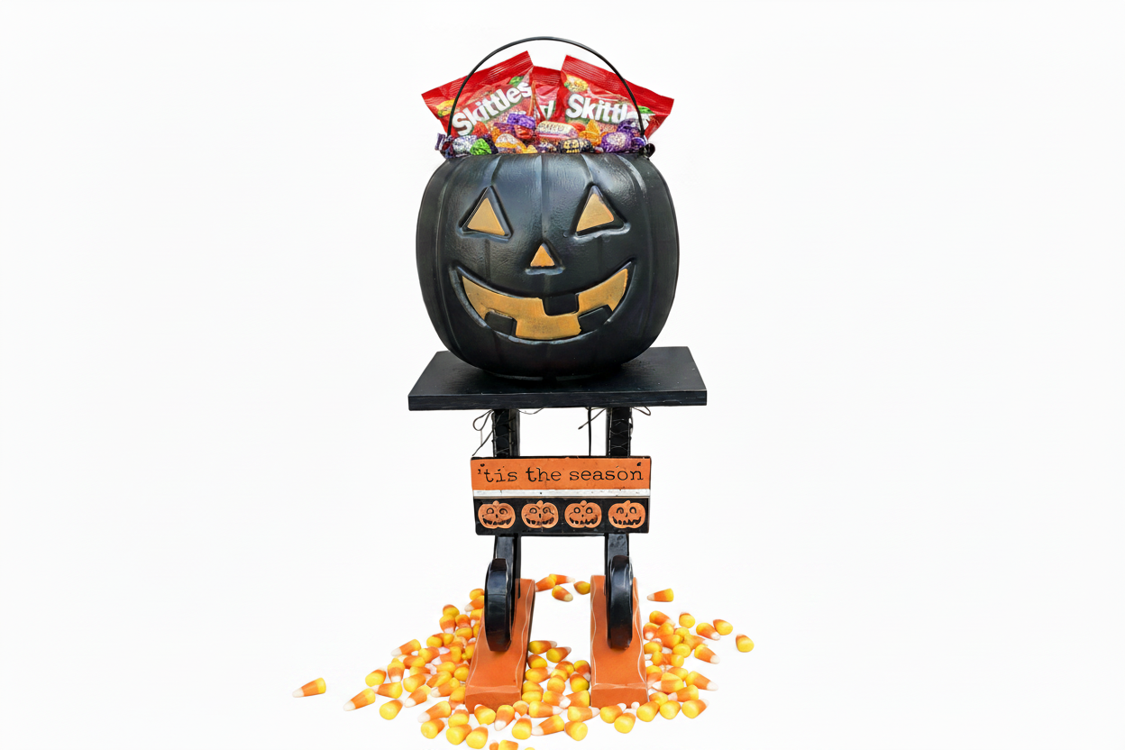 AGSD Halloween Decor - Witch Shoes Boots Candy Table-top Riser Stand
