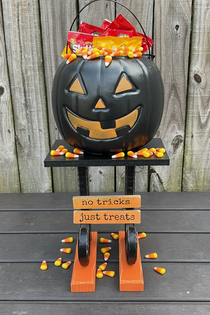 AGSD Halloween Decor - Witch Shoes Boots Candy Table-top Riser Stand