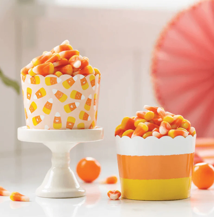 My Mind's Eye Baking Supply - Candy Corn Treat Cupcake Cups 50pc Set