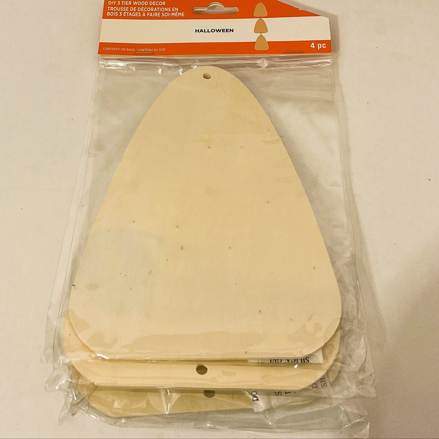 Michaels Craft Supply - Unfinished Wood 3-Tier Candy Corn Hanger