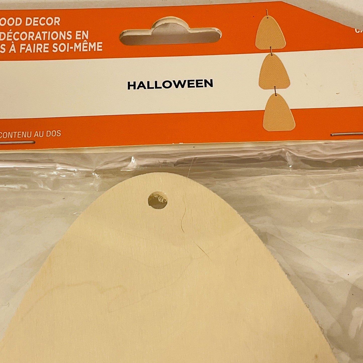 Michaels Craft Supply - Unfinished Wood 3-Tier Candy Corn Hanger