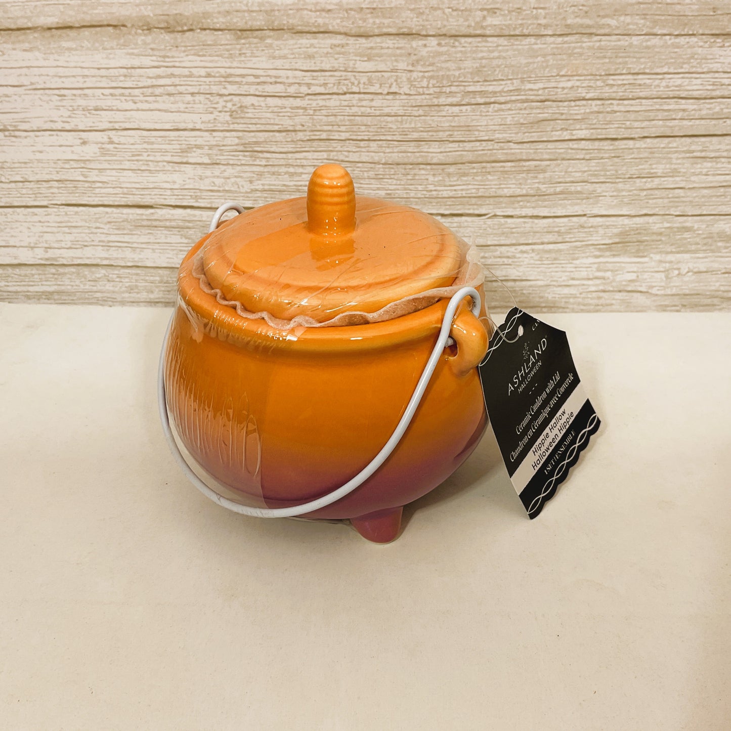 Michaels Ashland Decor - Pink Orange Romantic Ceramic Cauldron