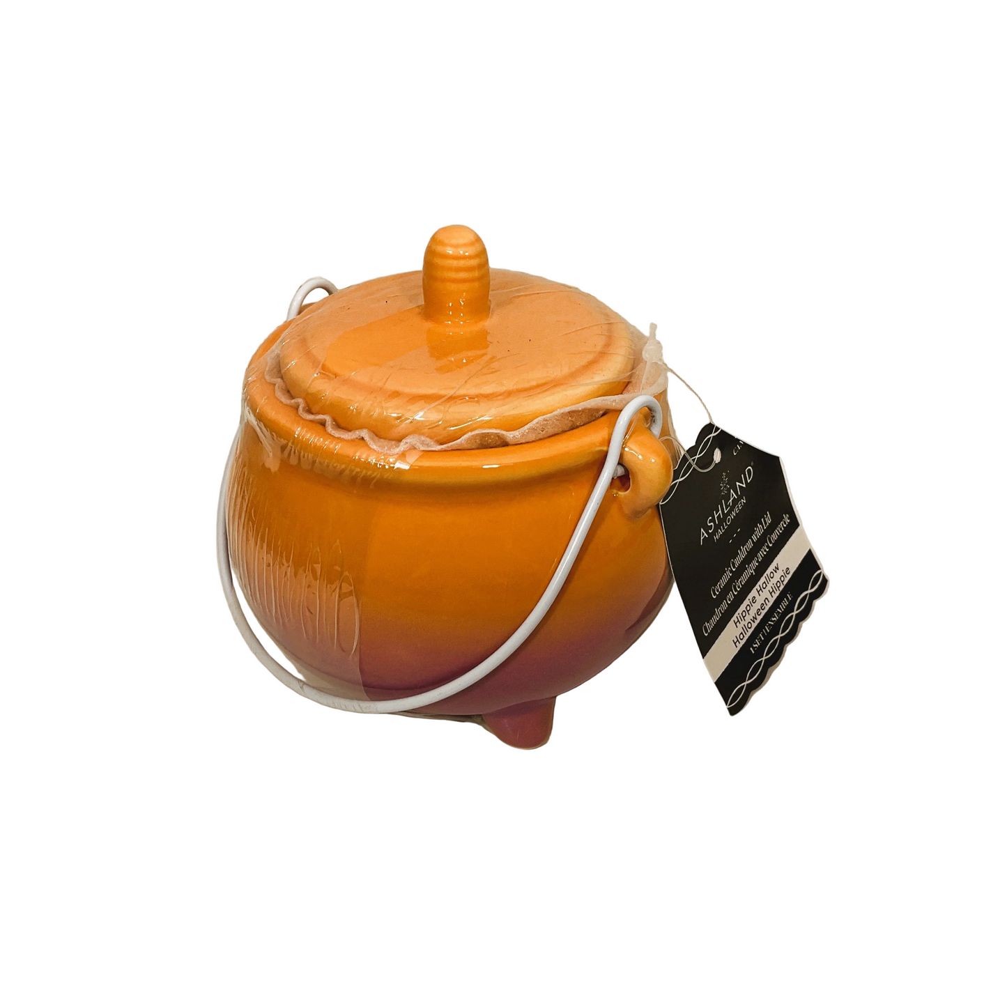 Michaels Ashland Decor - Pink Orange Romantic Ceramic Cauldron