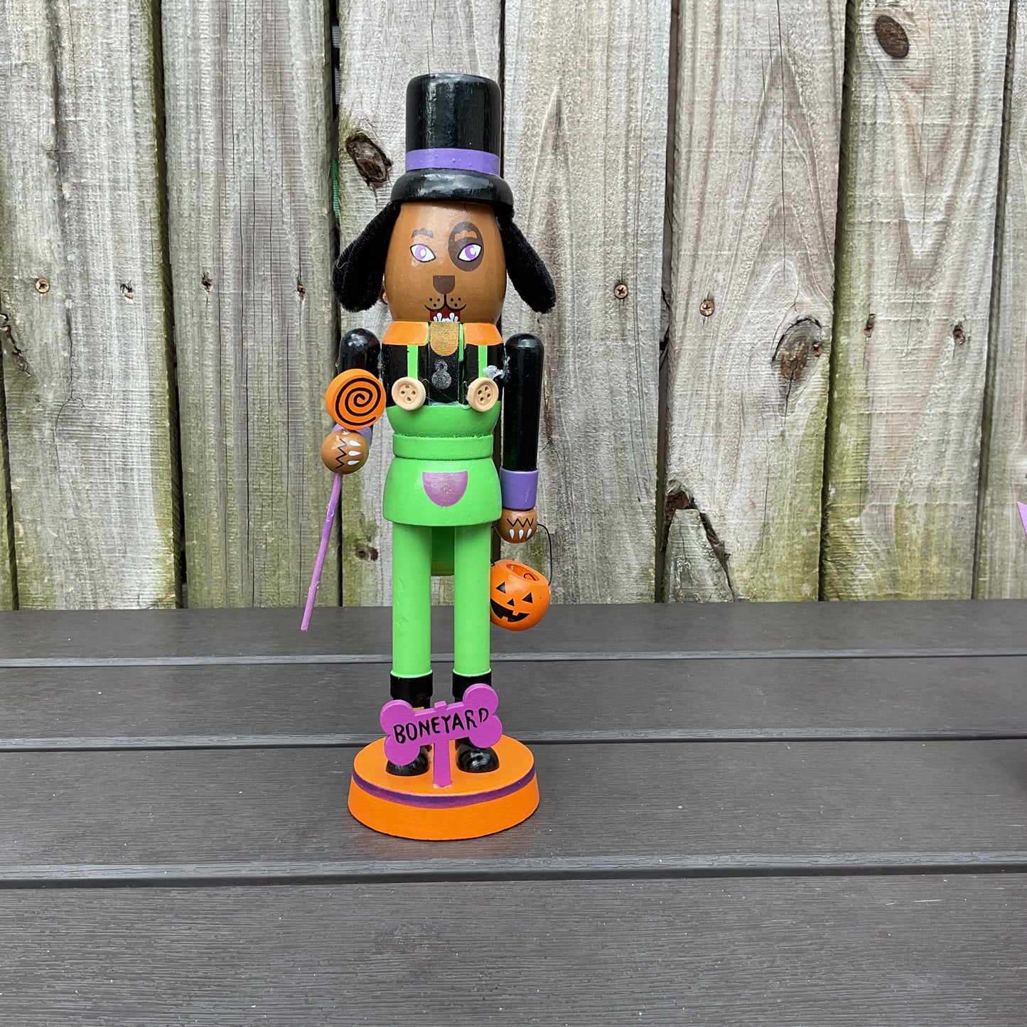 Michaels Halloween Decor - Dog Cat Nutcrackers 2pc Set