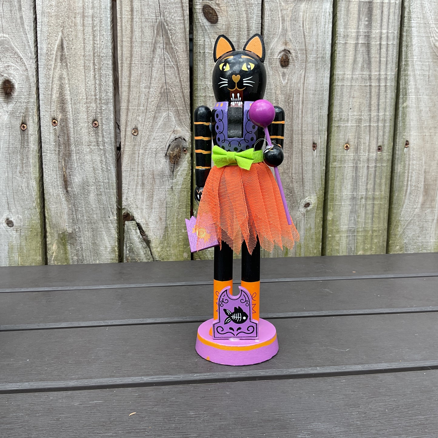 Michaels Halloween Decor - Dog Cat Nutcrackers 2pc Set