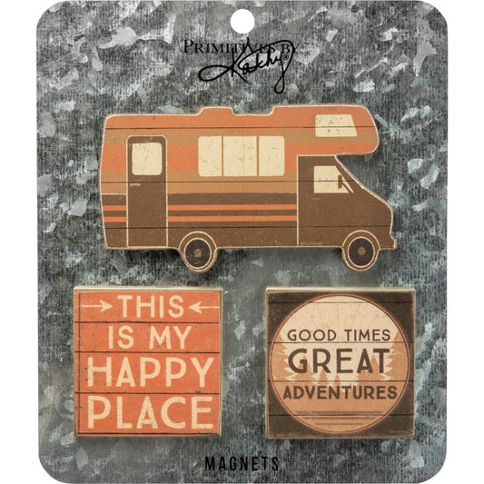 PBK Home Decor - Adventure Camping Camper Magnet Set