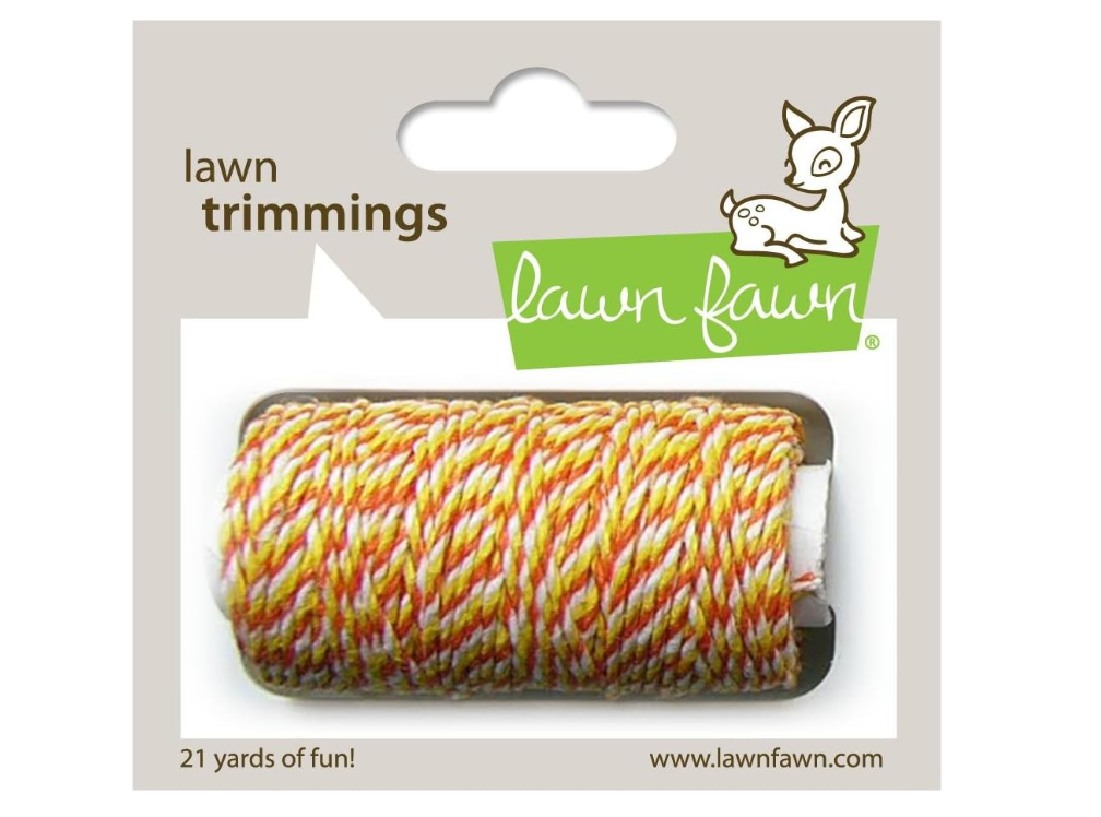 Lawn Fawn Craft Supply - Candy Corn Baker's Twine Hemp Cord Trimming