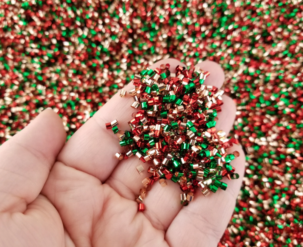 AGSD Craft Supply - Bingsu Beads for Slime 3-D Glitter Projects 25grams - Various Colors