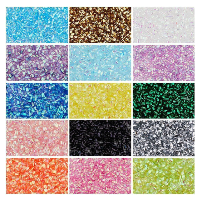 AGSD Craft Supply - Bingsu Beads for Slime 3-D Glitter Projects 25grams - Various Colors