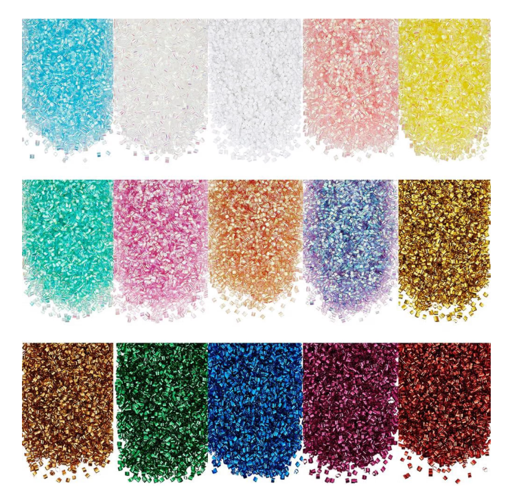 AGSD Craft Supply - Bingsu Beads for Slime 3-D Glitter Projects 25grams - Various Colors