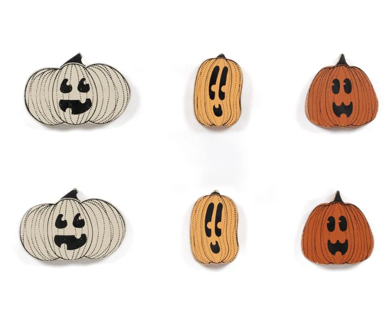 Adams & Co Halloween Decor - Letterboard Wood Icon Shapes Charms Various Designs