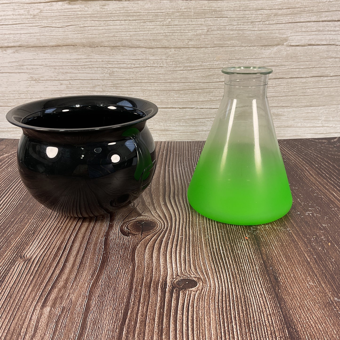 Target Halloween Decor - Black Cauldron Tubes Poison Bottle Drinkware
