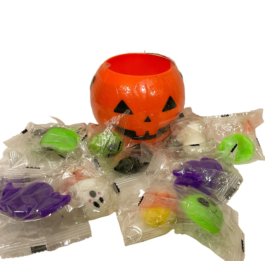 WM Halloween Party Favors - Mini Squishy Animals 18pc Set
