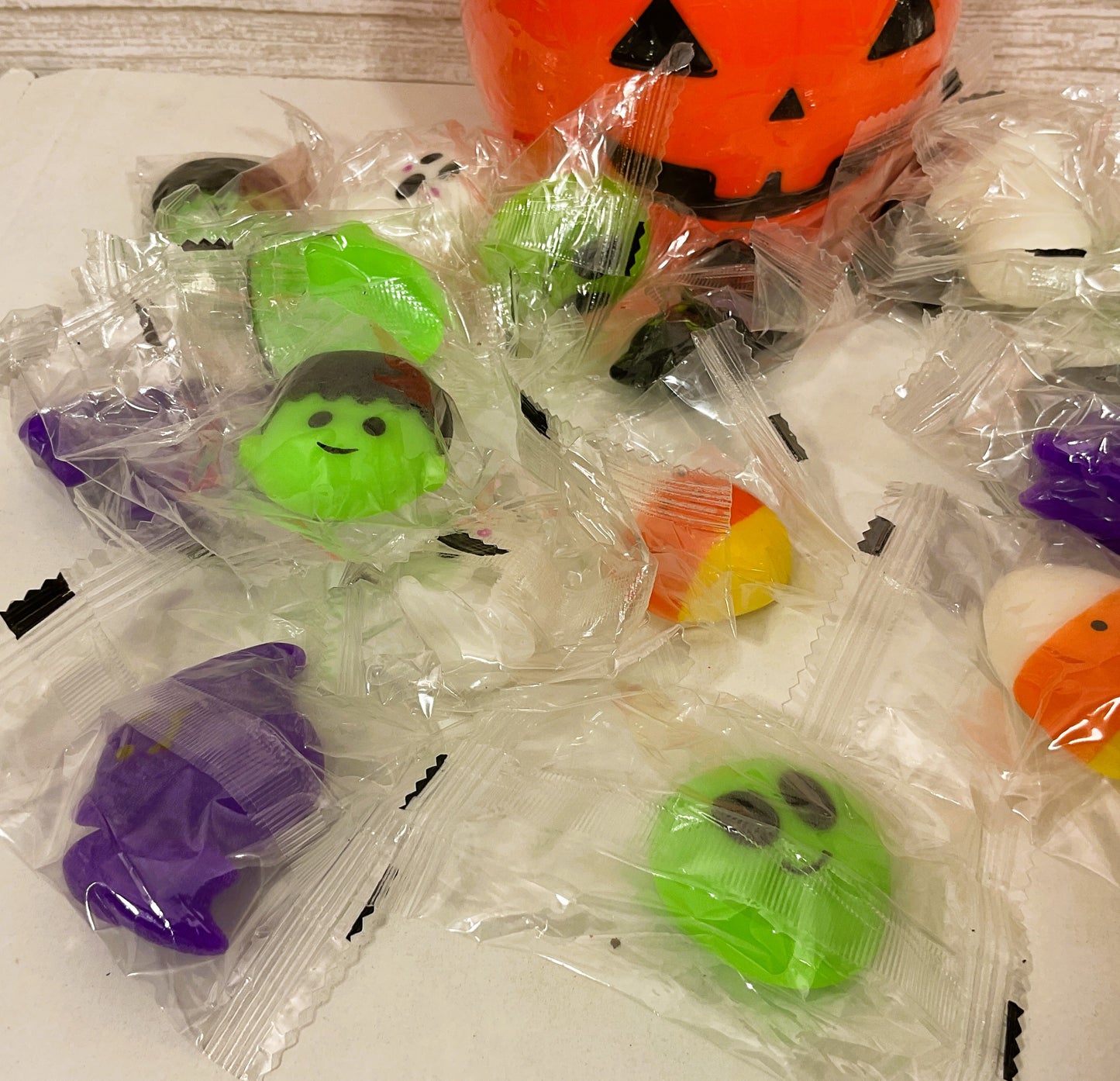 WM Halloween Party Favors - Mini Squishy Animals 18pc Set