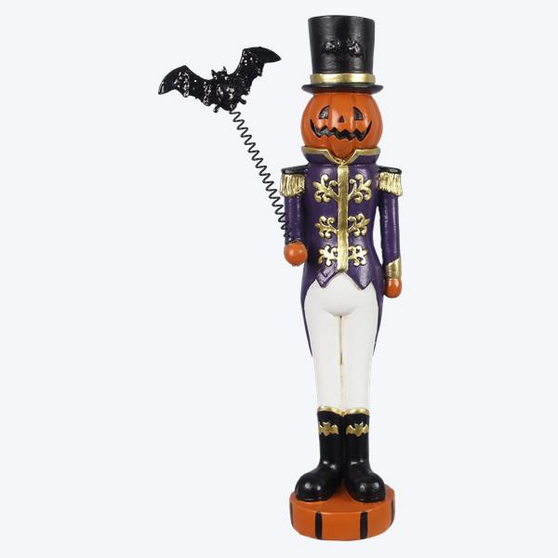 YI Halloween Decor - Nutcracker Jack-o-lantern Figurine #85191