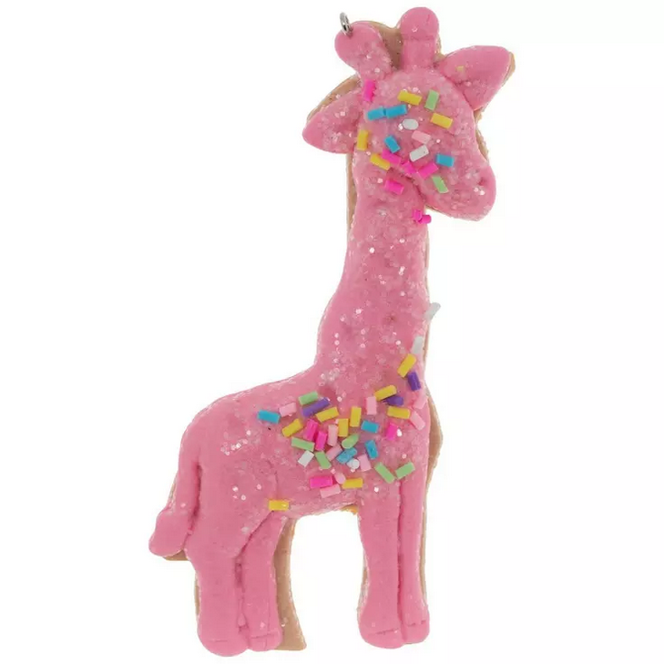HL Christmas Decor - Pink Circus Animal Gingerbread Cookies 5pc Set
