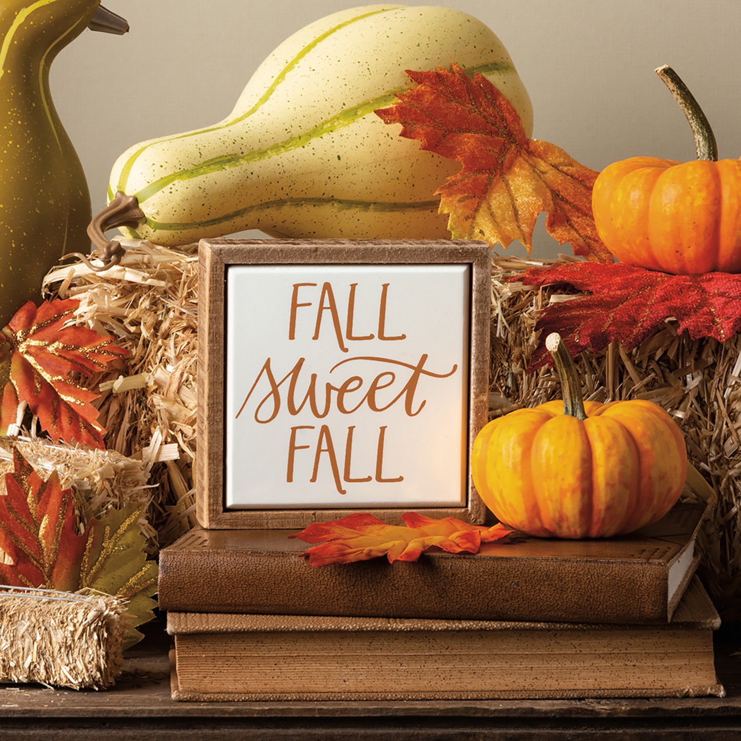 PBK Fall Decor - Fall Sweet Fall Mini Tier Tray Sign