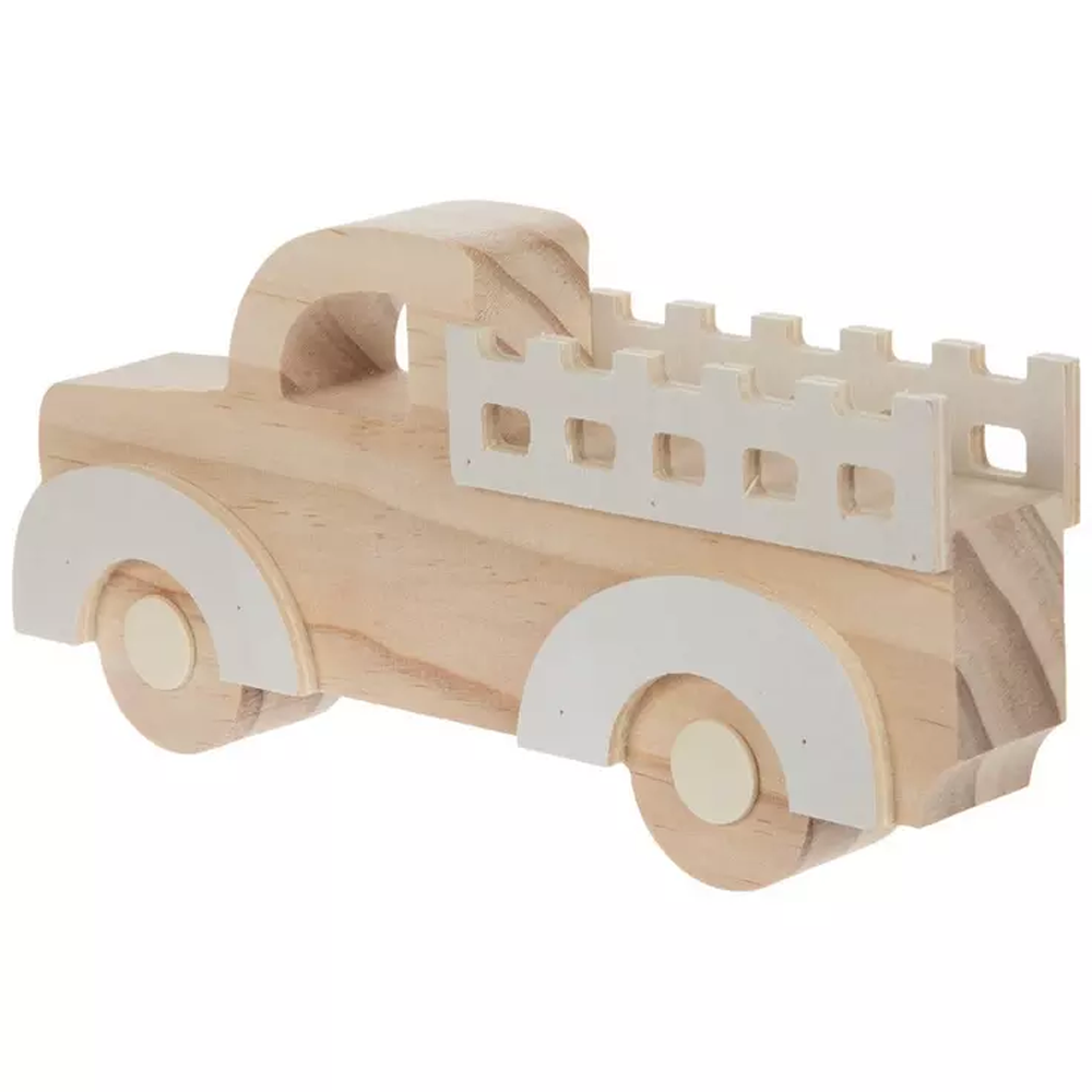 HL Craft Supply - Chunky Unfinished Vintage Wood Truck