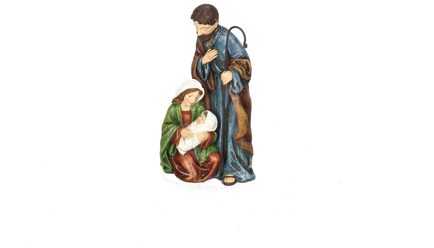 Youngs Christmas Decor - Resin Nativity Holy Family