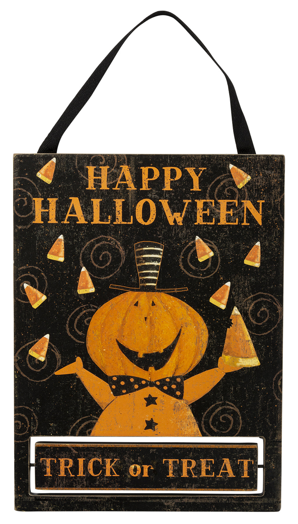 PBK Halloween Decor - Double Side Trick Treat Out Of Candy Sign