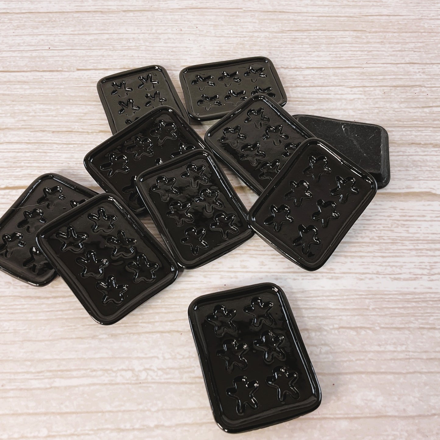 AGSD Craft Supply - Doll House Black Cookie Sheet Pans 10pc (Gingerbread)