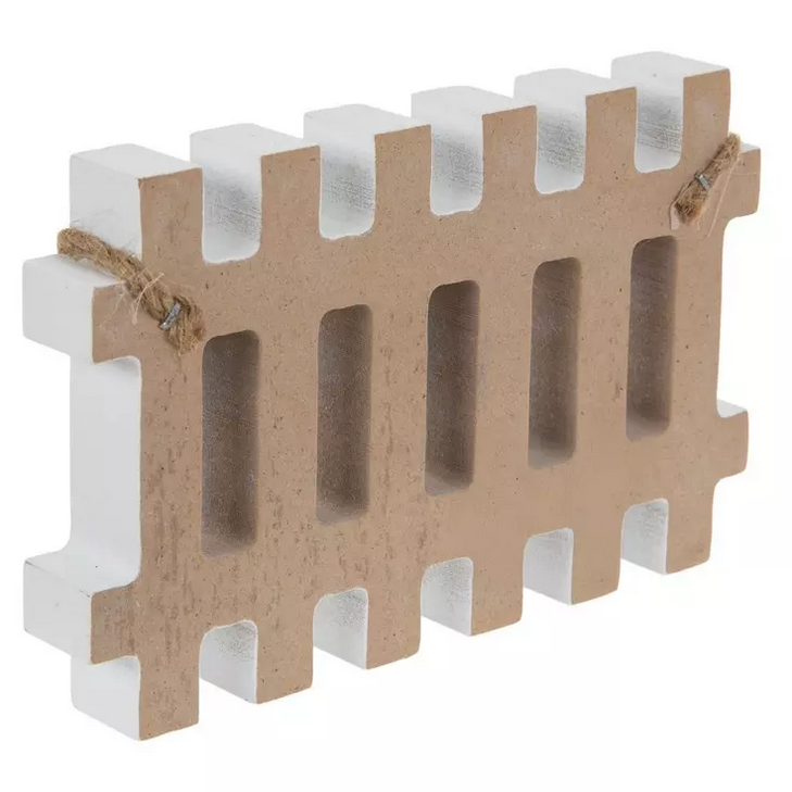 HL Patriotic Decor - American Banner Chunky Wood Fence Tier Tray Decor