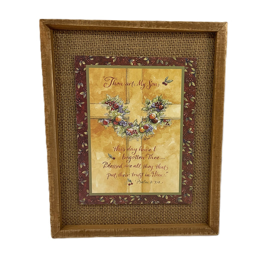 AGSD Christmas Decor - Nativity My Begotten Son Inset Box Sign