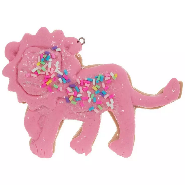 HL Christmas Decor - Pink Circus Animal Gingerbread Cookies 5pc Set