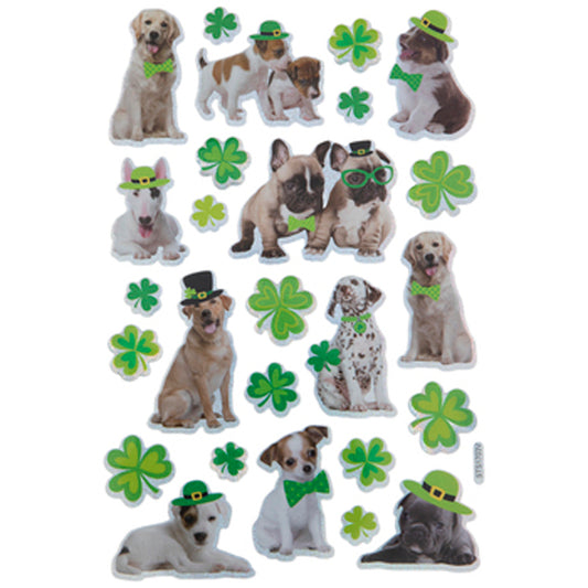 Hobby Lobby Craft Supply - St Patrick's Irish Dog Stickers 3 Sets