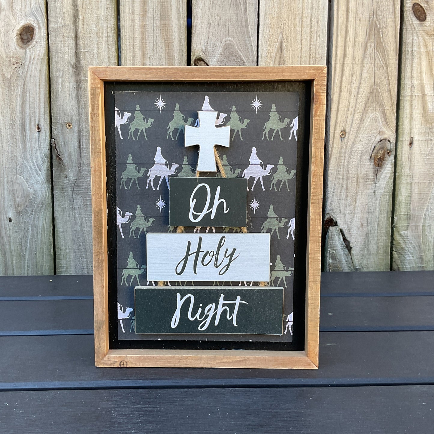 AGSD Christmas Decor - Nativity Theme 3-D Box Signs 2