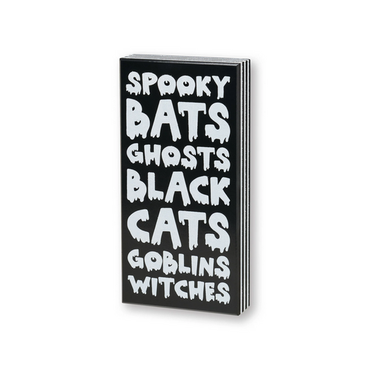 CP Halloween Decor - Black White Bat Cats Bats Subway Art Sign