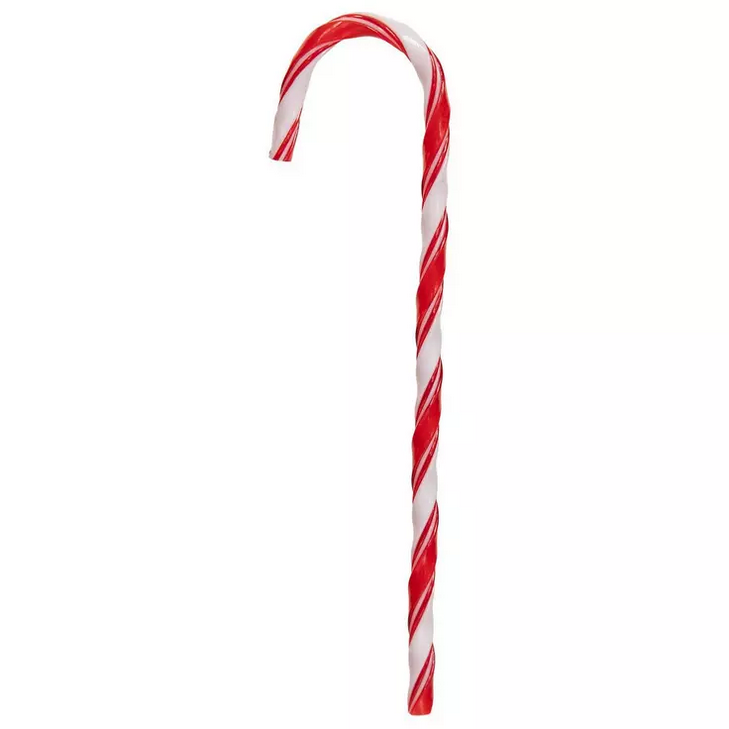 HL Christmas Craft Supply - Red White 7-inch Candy Cane Ornament 48pc