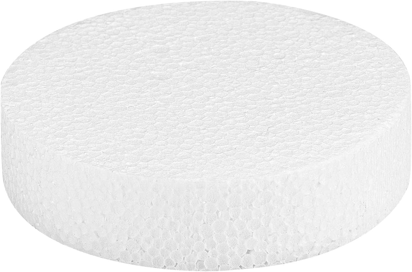 FloralCraft CraftFom Floral Supply - Foam Disc Round Circle Cup Size 3 x 1-inch 6pc Set
